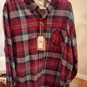 MENS  WEATHERPROOF BRAND NEW FLANNEL XXL SHIRT WITH TAGS  NOT A 2LX - A TRUE XXL